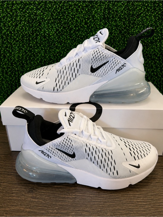Nike Shoes - Women's Nike Air Max 270 Athletic Shoes White Black- White Size 6.5 AH6789-100
